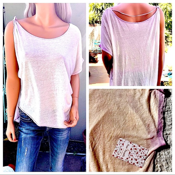 🎉HP FPEOPLE Asymmetric HiLo BoHo Chic Top CoverUp - Picture 16 of 16